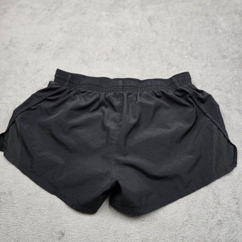 Nike Womens L Running Shorts Black Dri Fit 3 Inseam Lined 100% Polyester Gym - Picture 6 of 9